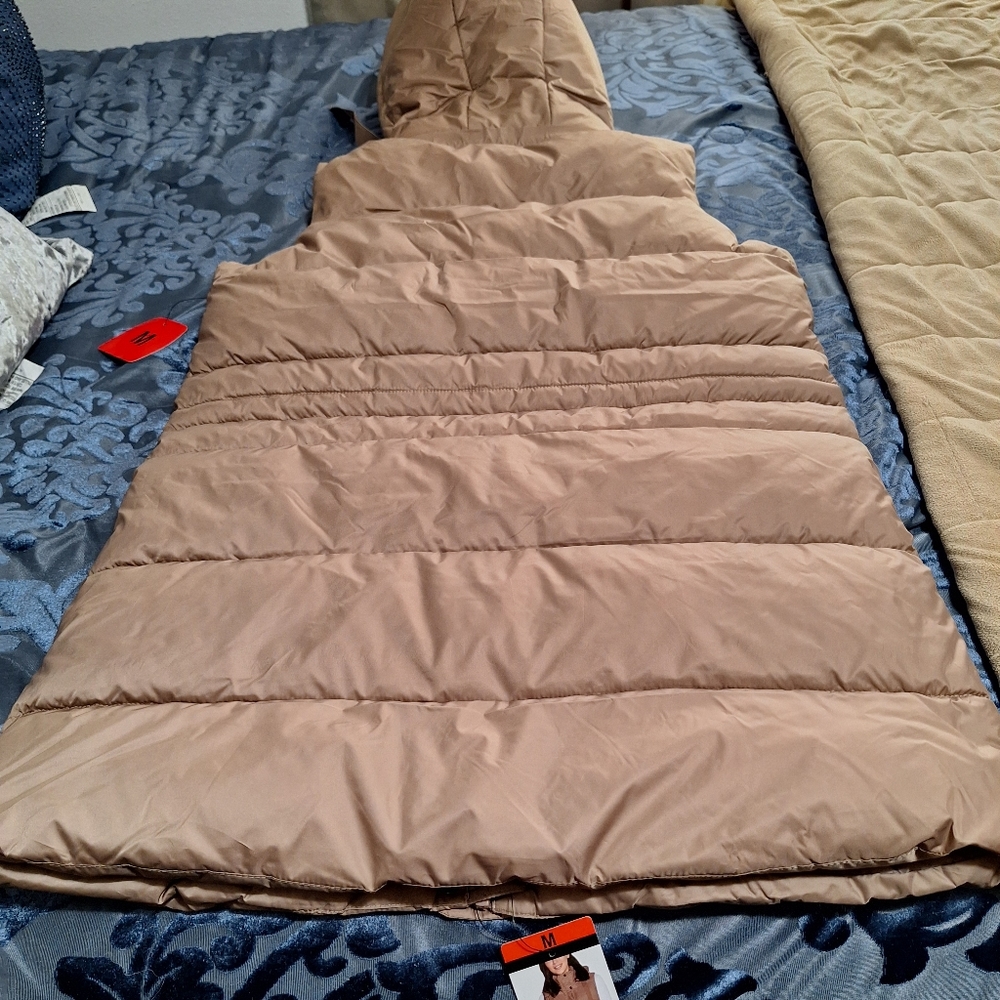 Weatherproof WP Beige Puffer Vest Women's Size M